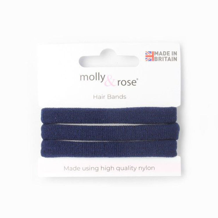 Picture of 8411-NYLON ELASTICS NAVY X 3